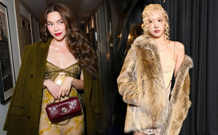 Hồ Ngọc Hà - Rosé 'lăng xê' mốt váy ngủ tại hai Tuần lễ thời trang danh tiếng.