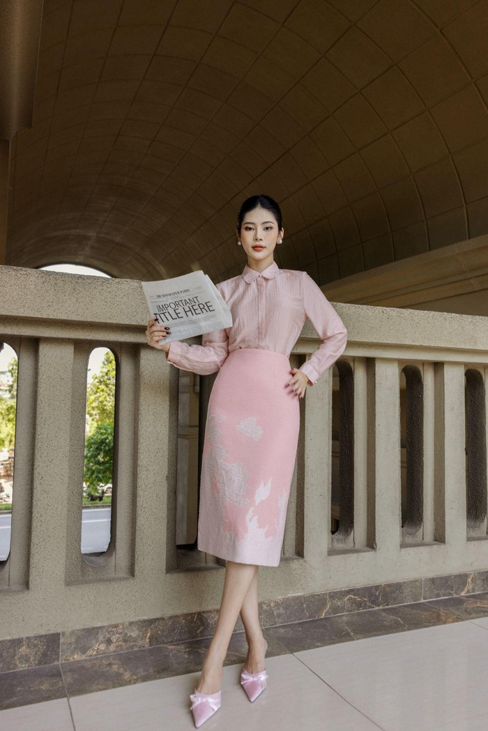 Gam màu hòa quyện cùng sắc thu tỏa rạng quyến rũ. 