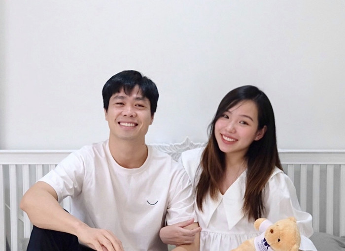 Công Phương và bà xã Tô Ngọc Viên Minh. Ảnh FBNV