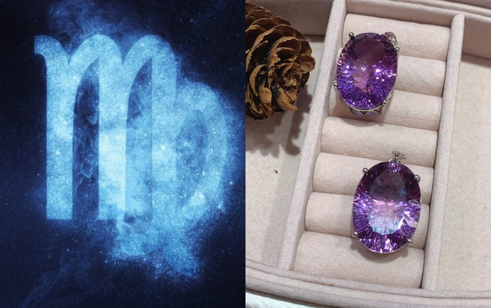 Cung Xử Nữ phù hợp với sapphire xanh hoặc thạch anh tím. Ảnh minh họa