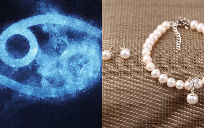 Cung Cự Giải phù hợp với thạch anh trắng hoặc ngọc trai. Ảnh minh họa.