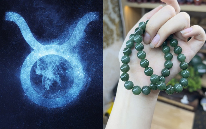 Cung Kim Ngưu phù hợp với ngọc bích hoặc thạch anh xanh. Ảnh minh họa