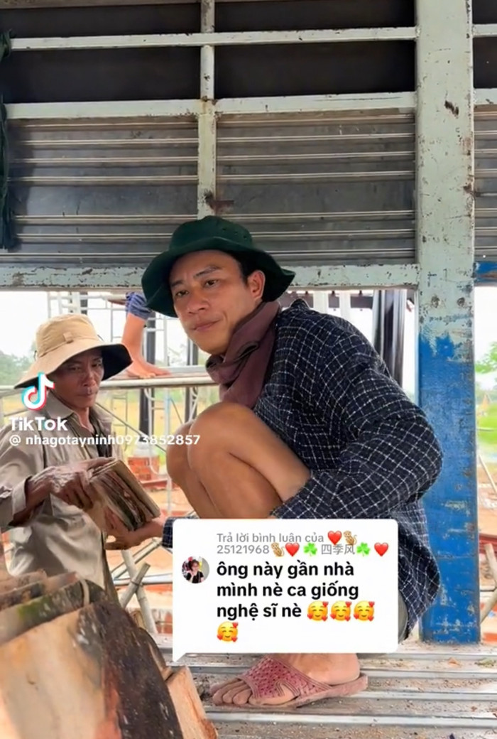 Sao Việt vướng ồn ào gia đình cố NSƯT Vũ Linh nay được bắt gặp đi phụ hồ Ảnh 2