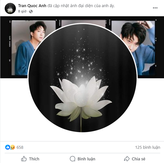 B Trần đổi ảnh đại diện, thông báo tin buồn. 
