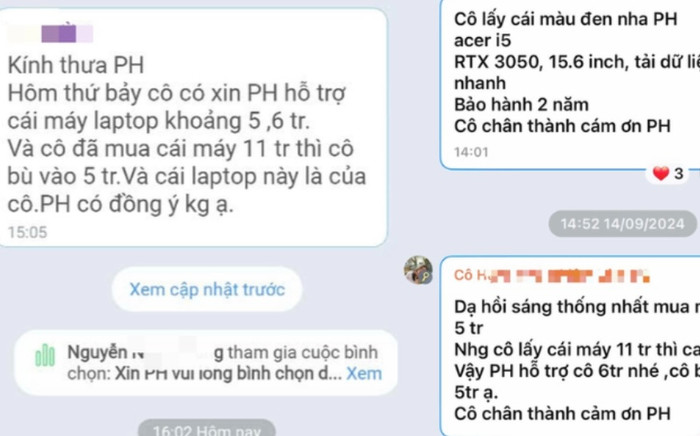 Tạm ngưng giảng dạy cô giáo 'dỗi' vì phụ huynh không hỗ trợ tiền mua laptop Ảnh 2