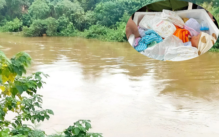 Thông tin mới nhất vụ cháu bé sơ sinh bị mẹ bỏ thùng xốp thả trôi sông ở Nghệ An Ảnh 2