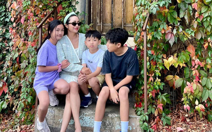 Nữ diễn viên hé lộ cuộc sống nơi xứ người, một mình chăm sóc 3 con Ảnh 2