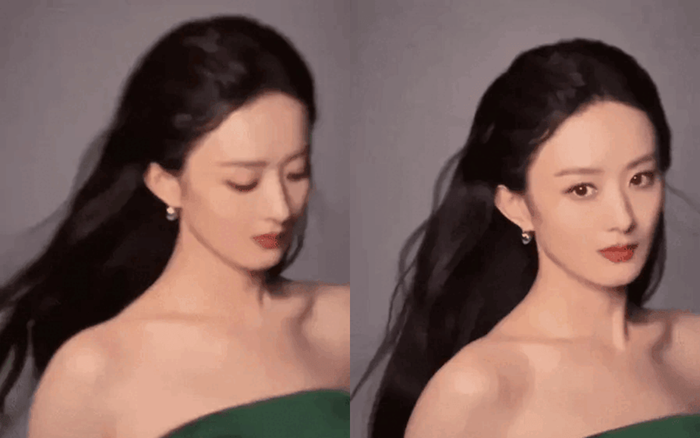 Triệu Lệ Dĩnh tự tin khoe nhan sắc xinh đẹp trước ống kính. Ảnh: Sưu tầm