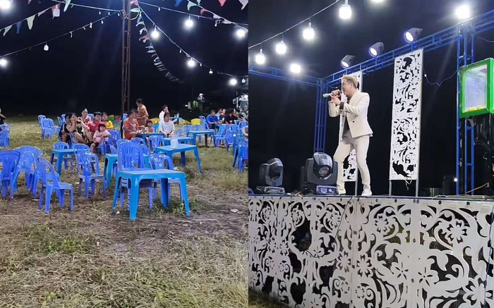 Nam ca sĩ đi hát hội chợ, nhìn khán giả vắng hoe ai cũng xót Ảnh 2