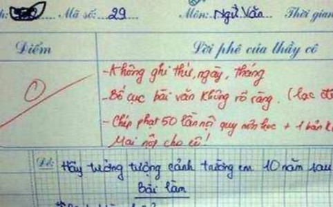 Bài văn tả ngôi trường nhận điểm 0 nhưng dân tình lại hết lời khen ngợi Ảnh 2