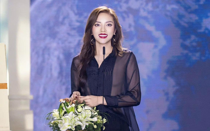 Hoa hậu Kỳ Duyên mang 'mốt' xuyên thấu, không nội y đi thi nhan sắc Ảnh 2