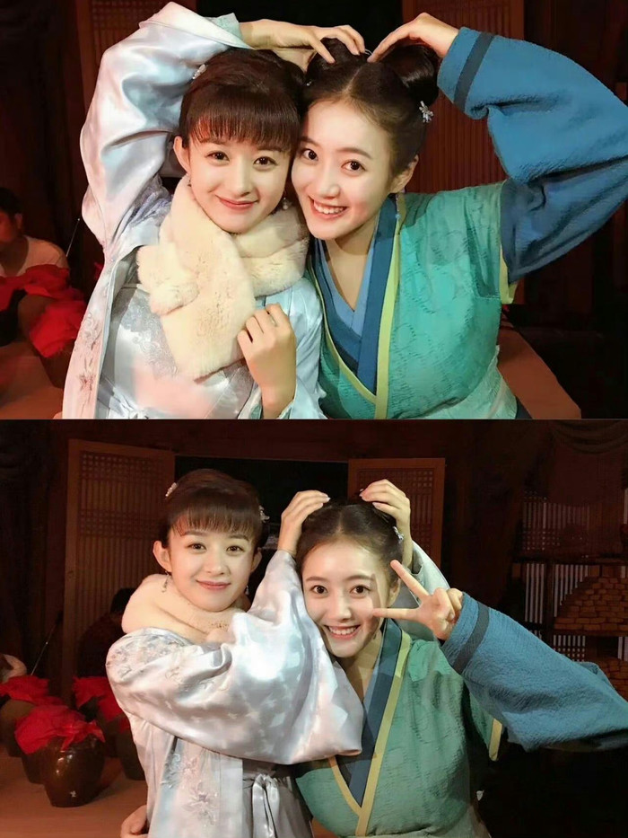 Tình bạn đáng ngưỡng mộ giữa Triệu Lệ Dĩnh và Vương Tử Vy bắt đầu từ lần hợp tác đầu tiên trong Minh Lan Truyện. 