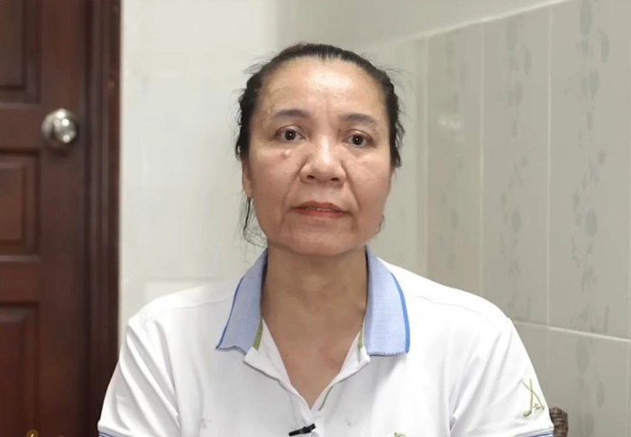 Bà Giáp Thị Sông Hương - chủ mái ấm Hoa Hồng.