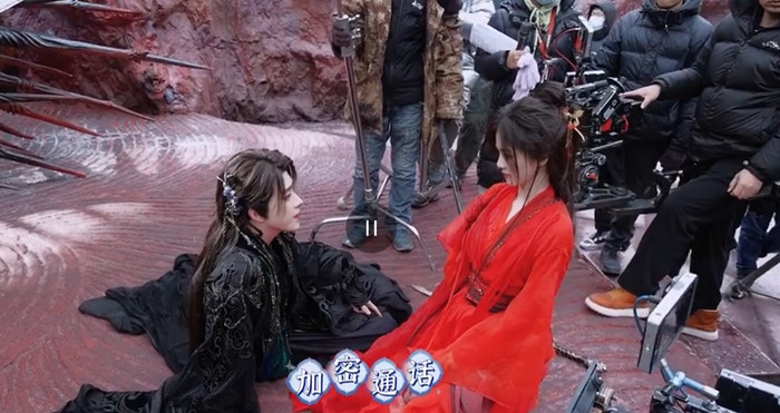 Hậu trường ngọt ngào và thân thiết của Bạch Lộc - Ngao Thụy Bằng. 