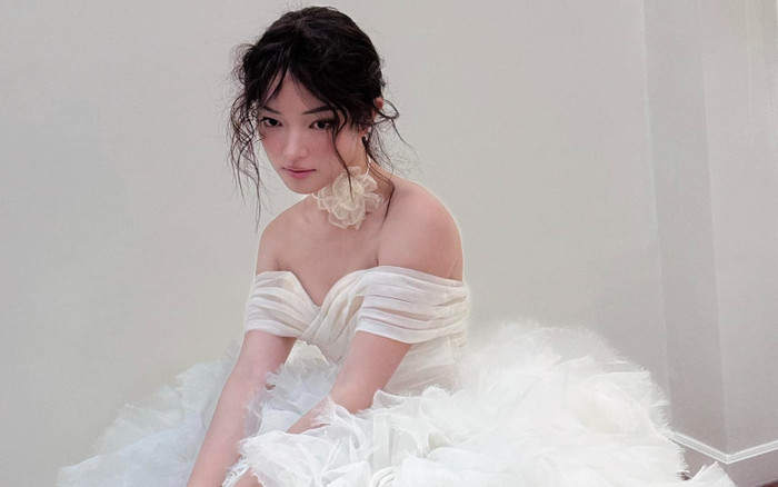 Châu Bùi mặc váy cưới, chuẩn bị làm cô dâu của Binz? Ảnh 2