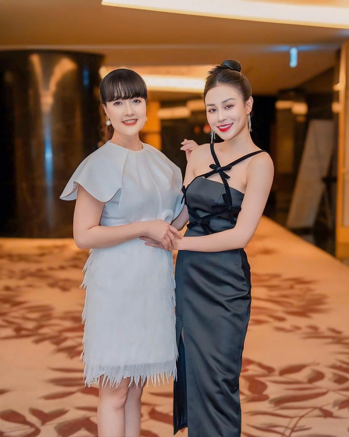 Nghệ sĩ Vân Dung hội ngộ cùng 'con dâu' Quỳnh Châu.