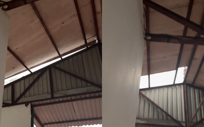 Nam diễn viên phim Đi giữa trời rực rỡ hoang mang vì căn nhà tại Hà Nội đã bay mất một miếng tôn. Ảnh: FBNV