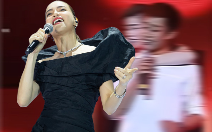 Hồ Ngọc Hà 'mùi mẫn' với một chàng trai trên sân khấu, khán giả la hét không ngừng Ảnh 2