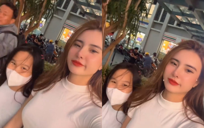 Em gái Công Vinh hiếm hoi trong việc khoe hình ảnh con gái lên mạng xã hội. Ảnh chụp màn hình