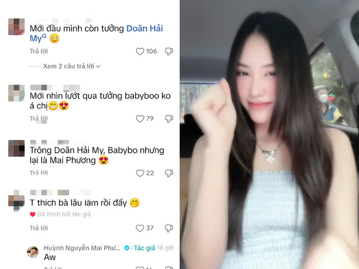 Không ít khán giả nhận nhầm Hoa hậu Mai Phương thành vợ Đoàn Văn Hậu.  