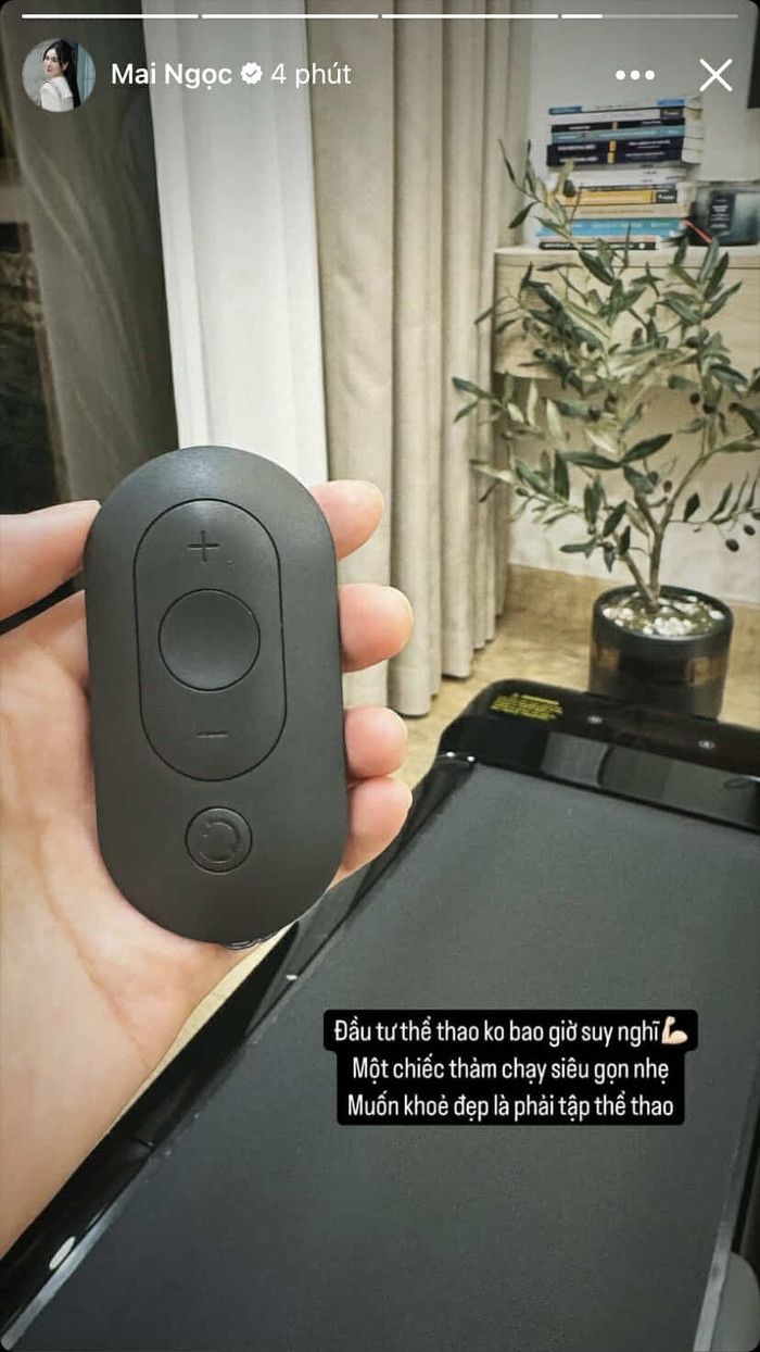 MC Mai Ngọc có niềm đam mê với việc tập luyện. Ảnh: FBNV