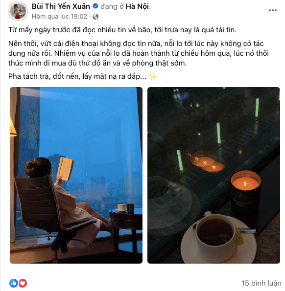 Vợ thủ môn Đặng Văn Lâm vẫn đang ở Hà Nội để cổ vũ chồng thi đấu.