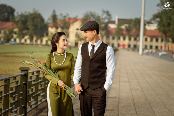 Vẻ đẹp vừa truyền thống vừa hiện đại của vợ Duy Hưng.