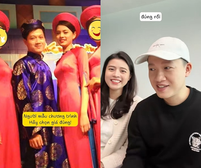 MC Trần Ngọc và người mẫu M.Linh sau chục năm.&nbsp;