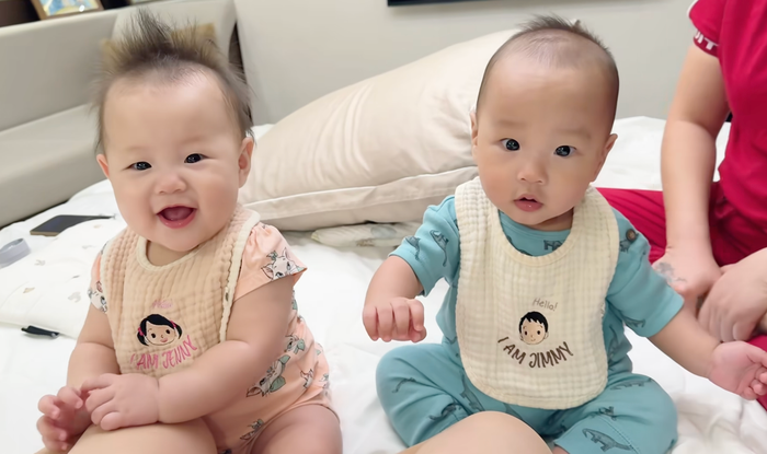 Phương Oanh khoe ảnh gây sốt của 2 con, 'mẹ chồng' nói ngay 1 câu Ảnh 1