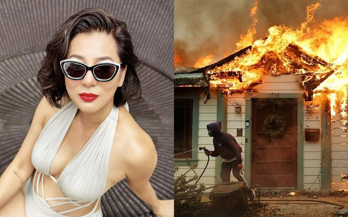 Cháy rừng ở California: Nữ MC gốc Việt đào vàng chôn trong nhà mang theo khi sơ tán Ảnh 2