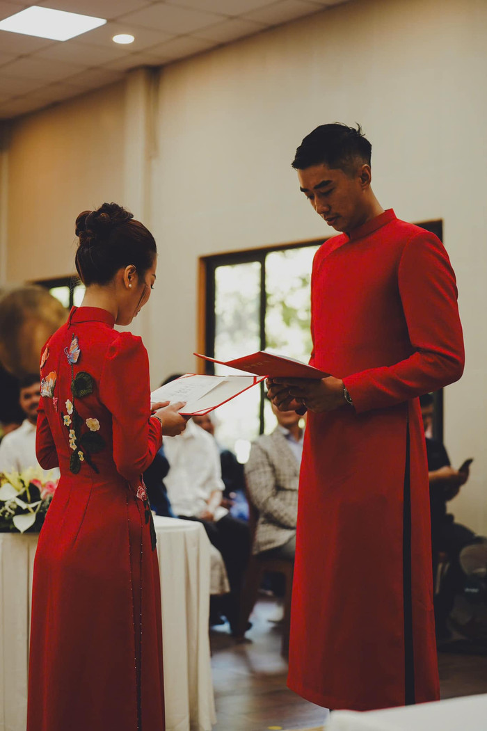 Cả hai đã tổ chức lễ Hằng thuận vào ngày 9/1 vừa qua