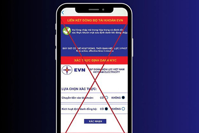 Ứng dụng giả mạo app của EVN để lừa đảo, chiếm đoạt tài sản của người dùng điện.