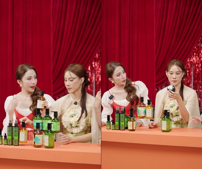 Quỳnh Nga và Chu Lê Vi Anh 'gây thương nhớ' với nhan sắc trẻ trung, cuốn hút trong phiên livestream. 