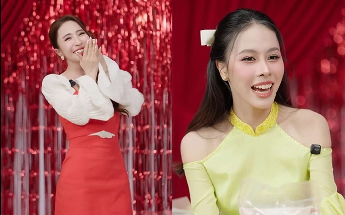 Ngỡ ngàng nhan sắc của Quỳnh Nga, Ngọc Hằng trong phiên livestream 'chốt deal bung nóc' 11/1 Ảnh 2