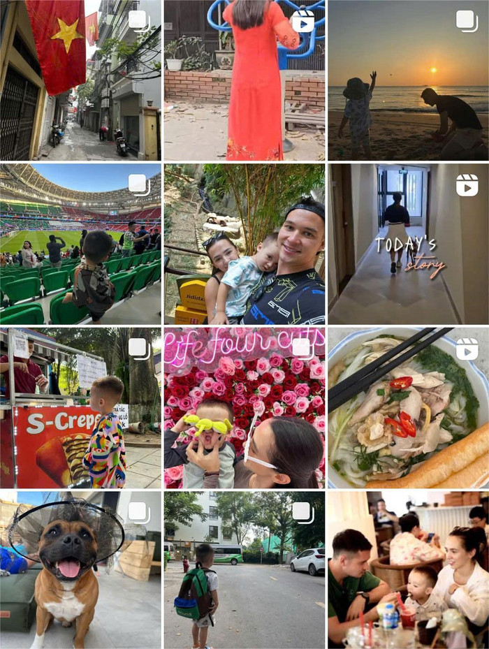 Dù không chia sẻ hoạt động cá nhân lên mạng xã hội, nhưng vợ thủ môn Nguyễn Filip lại tạo “một khoảng trời” dành riêng cho các con. Người đẹp đăng tải cuộc sống gia đình bốn người tại Việt Nam thông qua một tài khoản có tên zivotvevietnamu. Ở phần tiêu đề, nàng WAG thích thú viết: 'Hà Nội, gia đình Cộng hòa Czech đang sống ở Việt Nam. Thức ăn, cà phê, văn hóa. Aneta Nguyễn và Nguyễn Filip.'