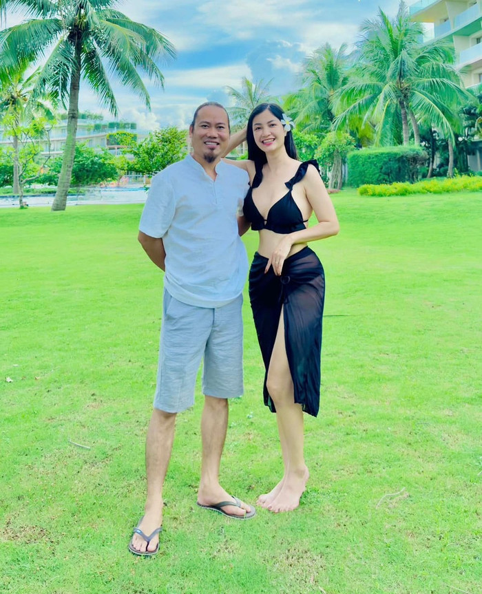 Nam diễn viên hài thừa nhận mình chỉ 'làm thuê cho vợ'. (Ảnh FBNV)