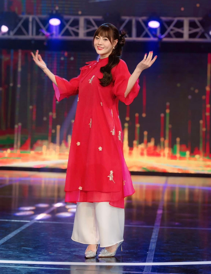 Đối với Thanh Hương, Tết là ngày thiêng liêng, gắn kết. Ảnh: NVCC