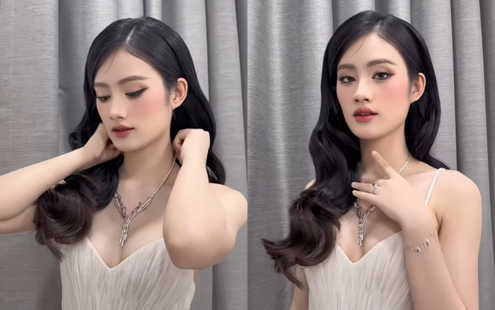 Hoa hậu Ý Nhi khoe dáng nuột nà trong thiết kế mỏng manh Ảnh 2