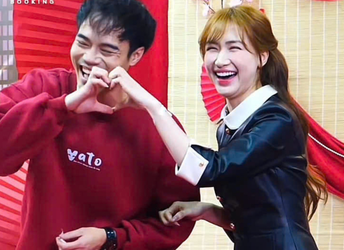 Khoảnh khắc gây sốt của Hòa Minzy và Văn Toàn những ngày vừa qua. (Ảnh: Sưu tầm)