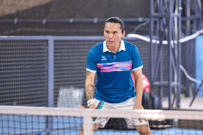 Mars Anh Tú tích cực lan toả tinh thần yêu thể thao tới mọi người xung quanh. Ảnh: NVCC