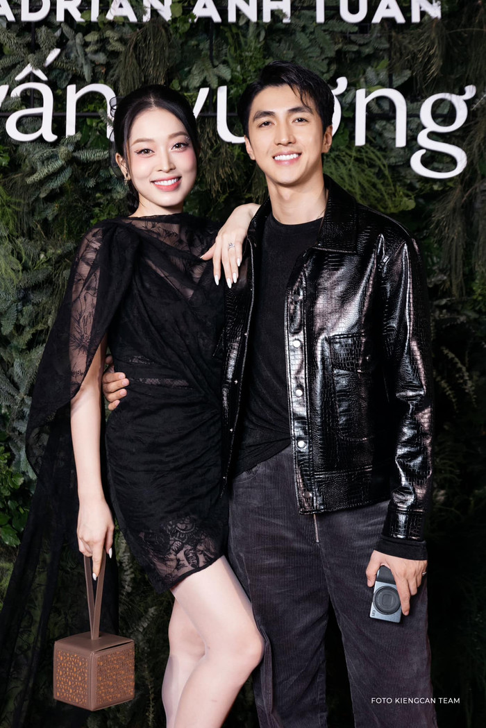 Vợ chồng Bình An - Phương Nga cùng tham gia một sự kiện. Ảnh: FBNV