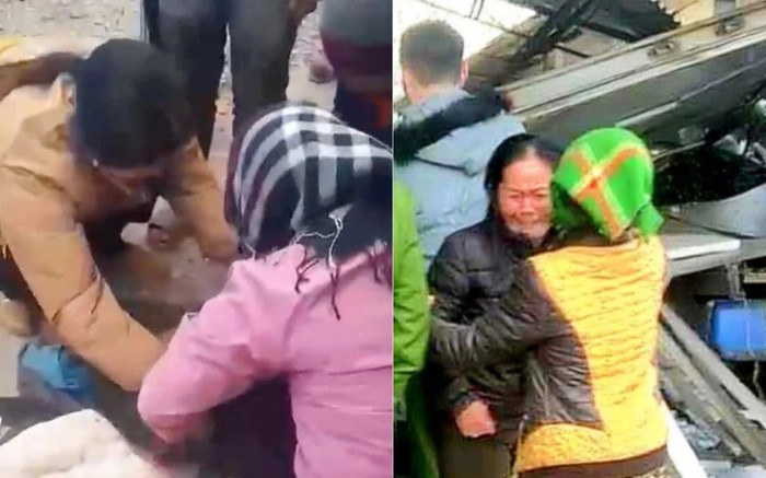 Xe tải chở lá dong lao vào cửa hàng tạp hóa khiến 6 người tử vong Ảnh 2