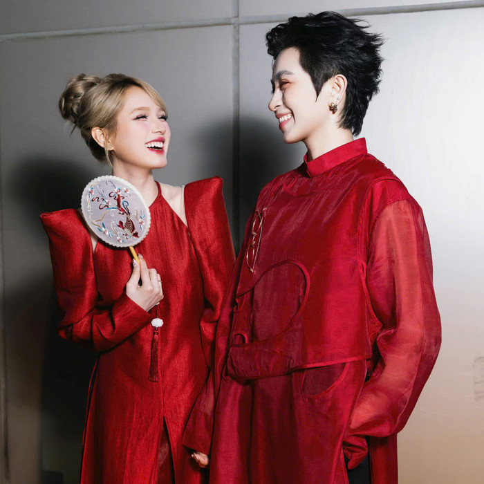 Chuyện tình của cặp đôi thu hút sự quan tâm của dư luận. Ảnh: FBNV