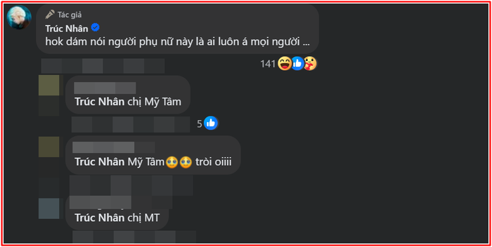 Mỹ Tâm bị gọi tên bên dưới bài đăng của Trúc Nhân Ảnh 2