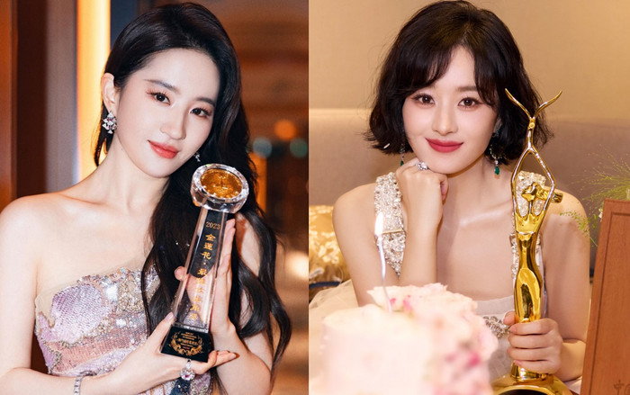 Lưu Diệc Phi bị chê cười vì 'chung mâm' với Triệu Lệ Dĩnh Ảnh 2