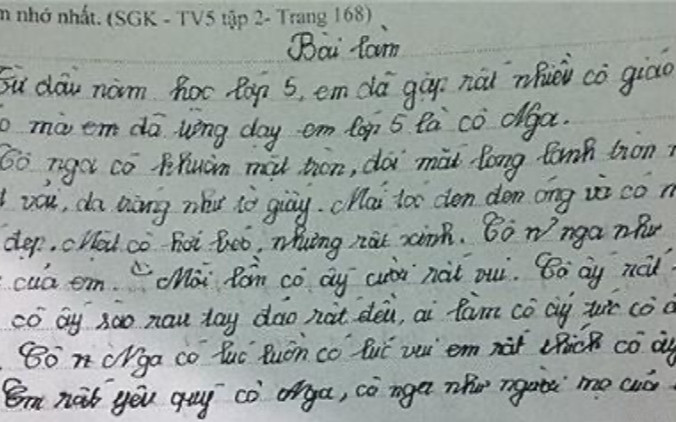 Bài văn tả cô giáo 'rất ác', nhân vật chính đọc xong lại cười khoái chí Ảnh 2