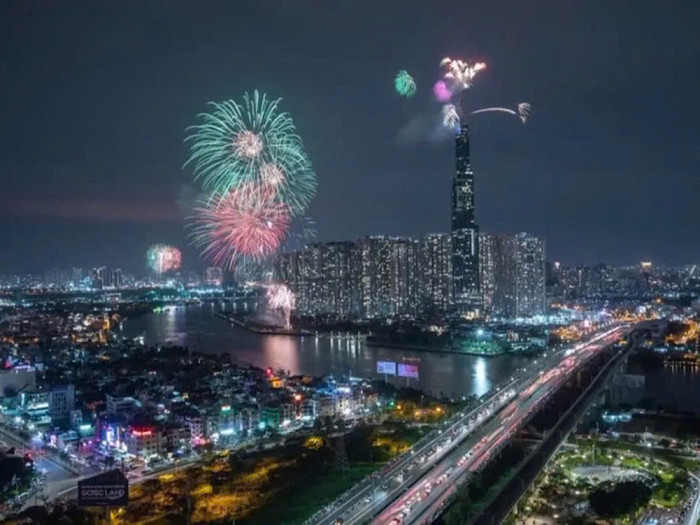 TP HCM bắn pháo hoa 15 điểm đón Tết Ất Tỵ 2025 Ảnh 1