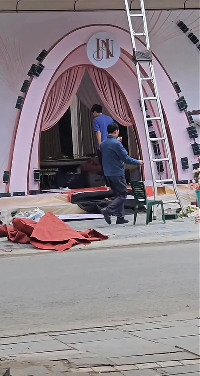 Hình ảnh rạp cưới này được cho là tại nhà của một nàng Á hậu Vbiz đình đám, nghi vấn chuẩn bị lấy chồng. Ảnh: Sưu tầm