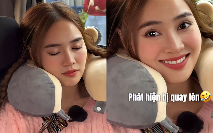 Ninh Dương Lan Ngọc khoe nhan sắc cực phẩm trong clip quay lén.