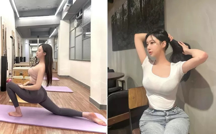 Cô nàng dành nhiều thời gian để tập luyện giữ dáng. 